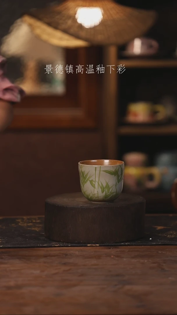 陶瓷景德镇高温釉下手绘陶瓷