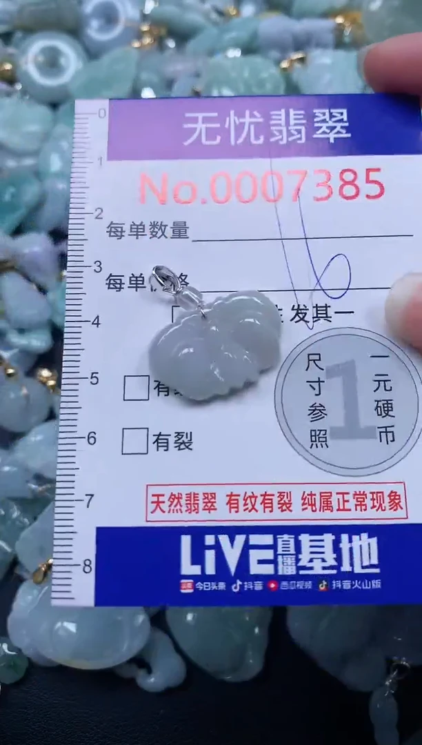 颈饰未镶嵌翡翠7385