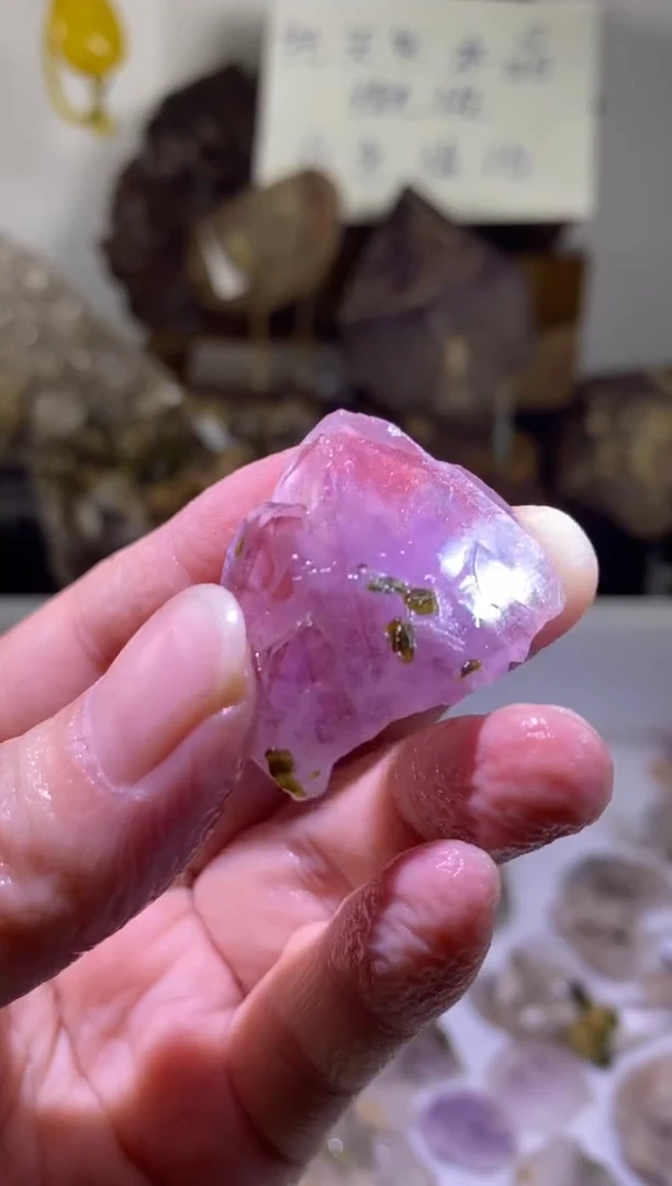 未镶嵌珠宝半成品水晶75号四川超七花园水晶