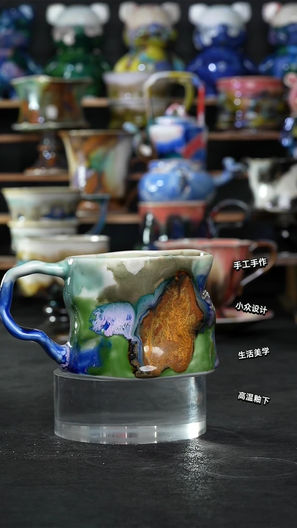 设计师款景德镇森涩手创陶瓷（食品级）056