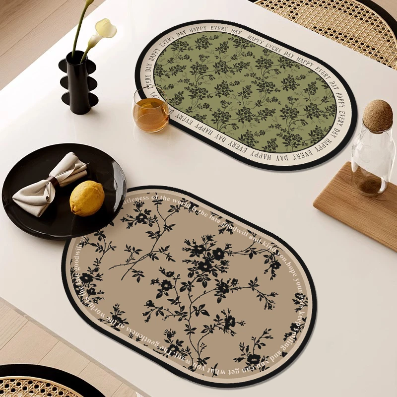 法式餐垫防水防油免洗餐桌垫碗盘防烫隔热垫轻奢高级感皮革西餐垫