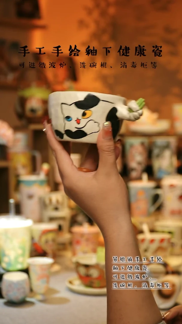 【闪购商品】杯景德镇高温釉下彩&A634