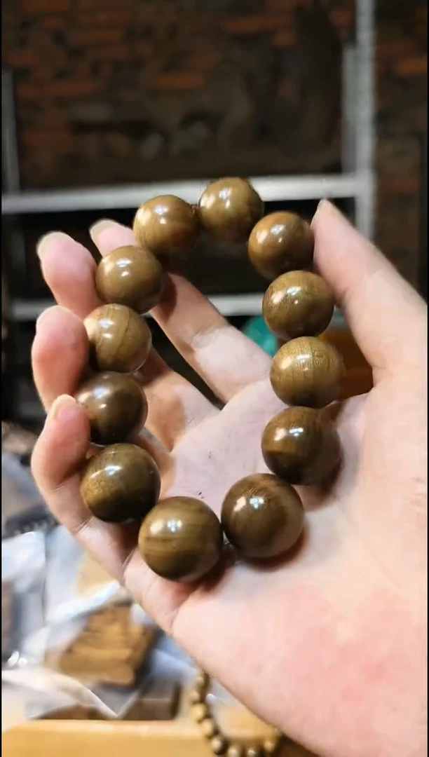 楠木（金丝楠）手串/手链2.0阴沉绿手串