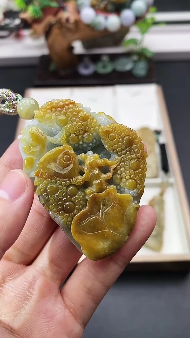 颈饰未镶嵌翡翠天然缅甸A货翡翠