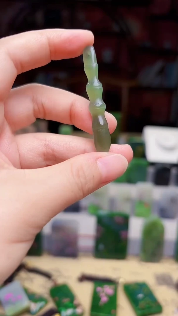 和田玉未镶嵌挂件237