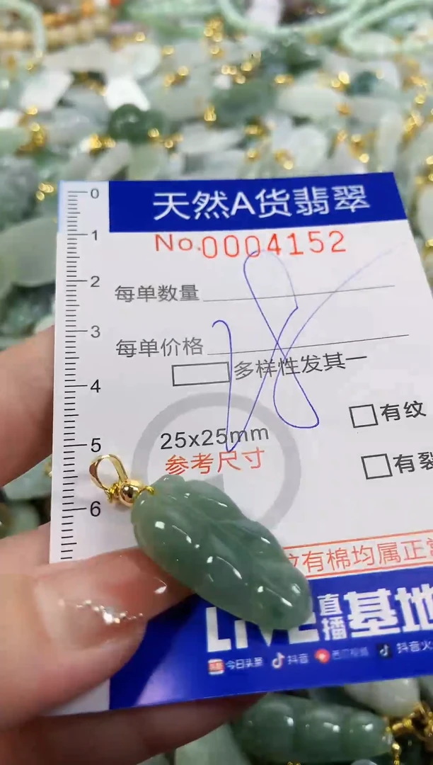 颈饰未镶嵌翡翠天然A货翡翠