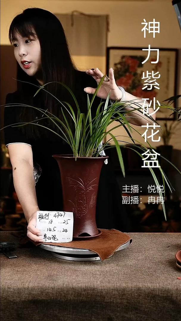 紫砂花盆花卉工艺4747+z