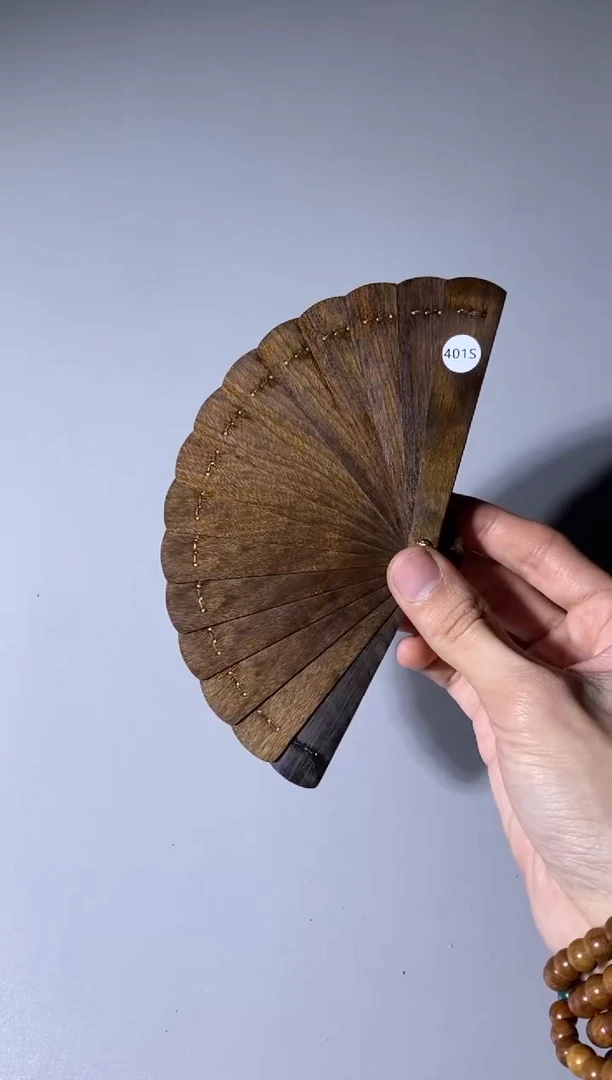 【闪购商品】金丝楠401号10cm金丝楠迷你扇