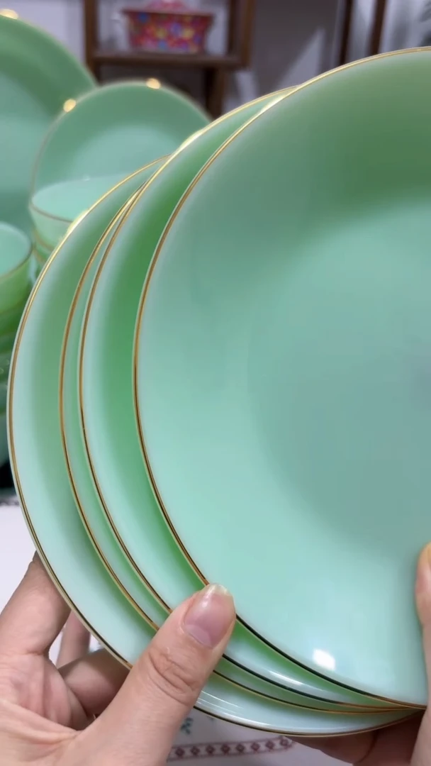 · 8英寸深盘4个  玉瓷【贝美】