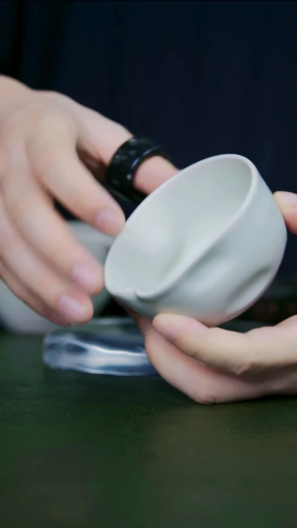 老师手工作品，钧瓷杯子 一物一拍