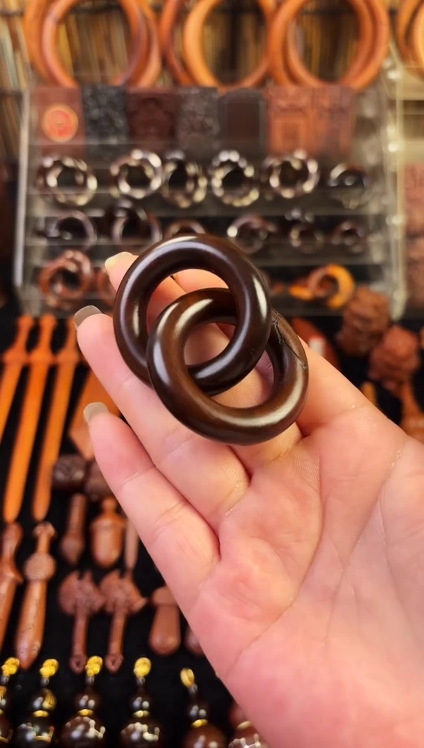 雷枣木玉化乾坤圈2.5