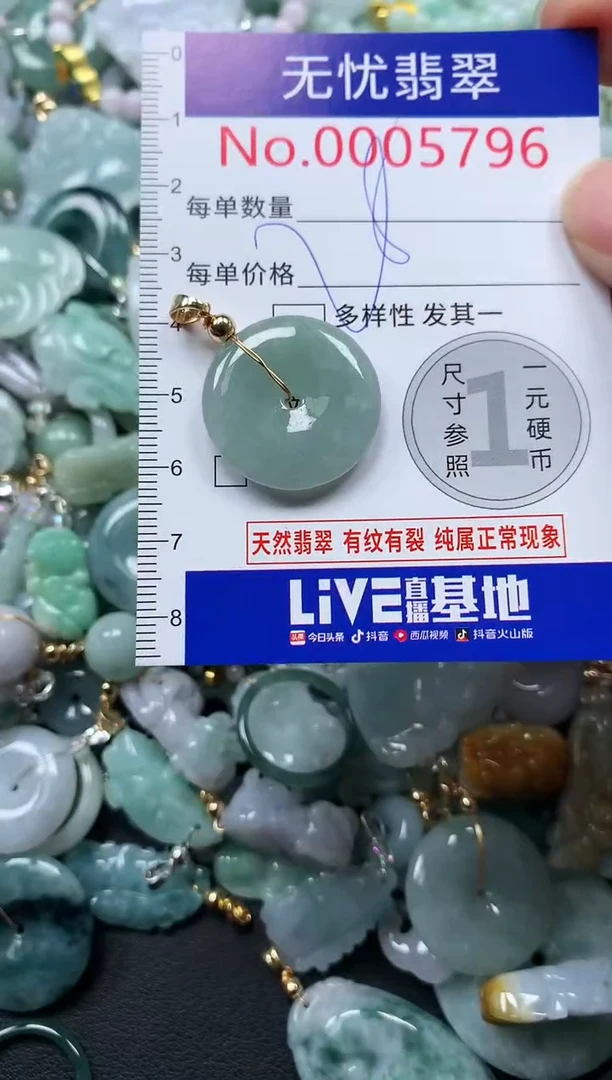 颈饰未镶嵌翡翠5796