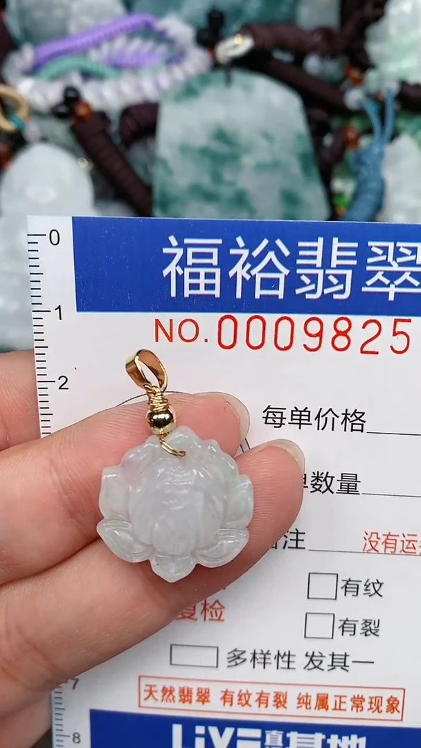 翡翠未镶嵌颈饰...0009825