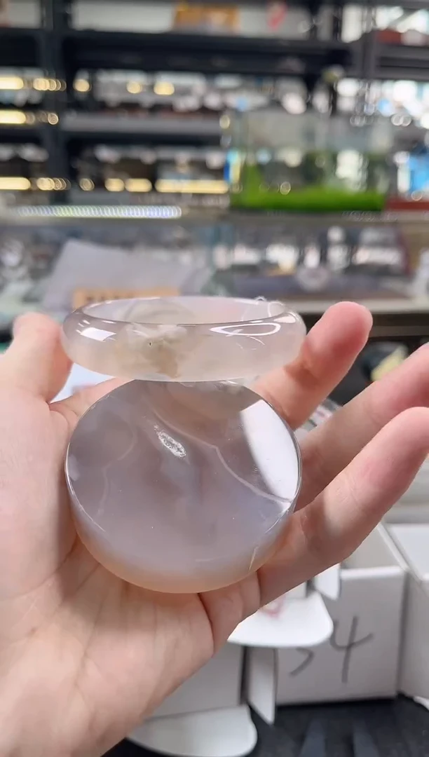 未镶嵌手镯石英质玉61--63圈口 （赠品镯心）3009304