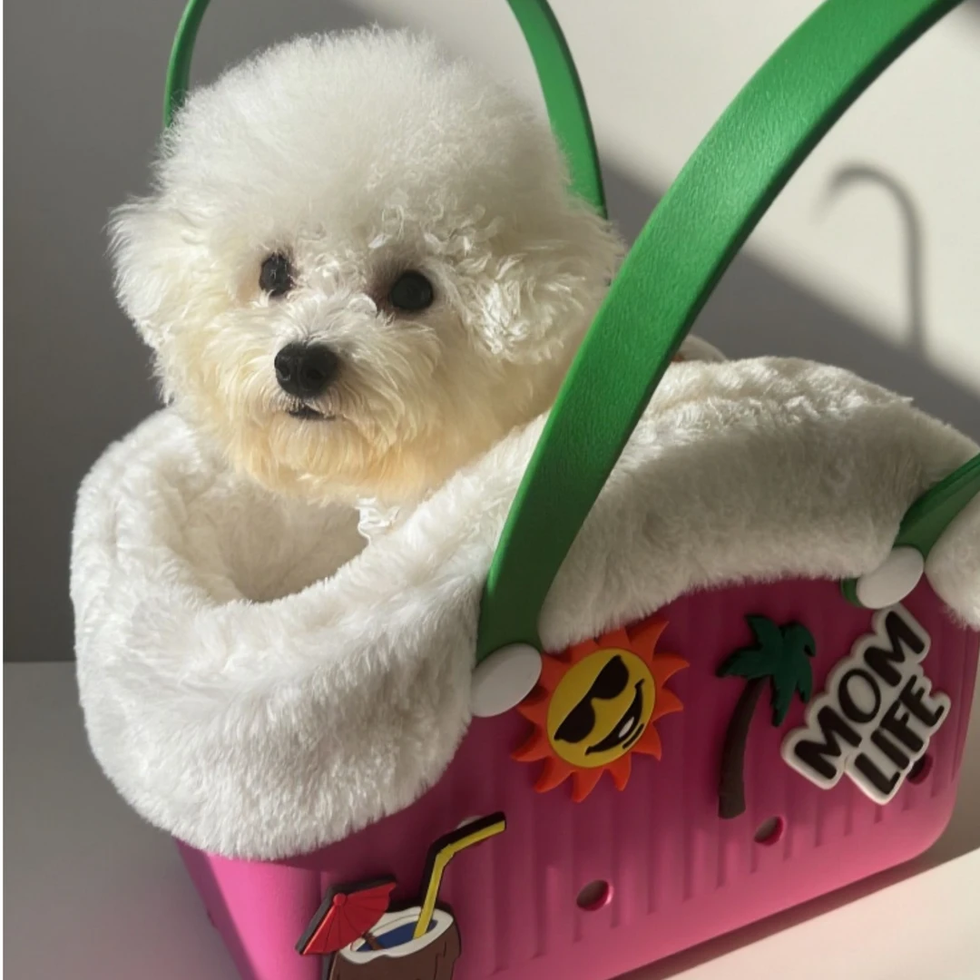 2025狗狗猫咪可爱EVA洞洞包配件宠物包挂饰配饰手提包外出