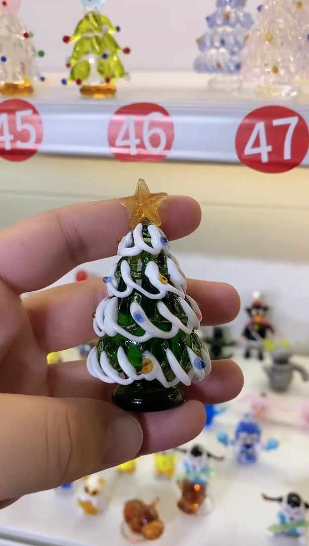 手工艺品琉璃圣诞树