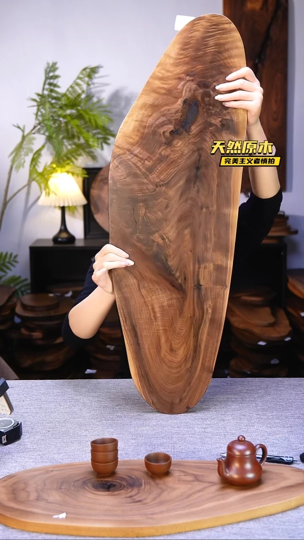 木E***F北美黑胡桃原木.干裂疤结不属于商品质量问题