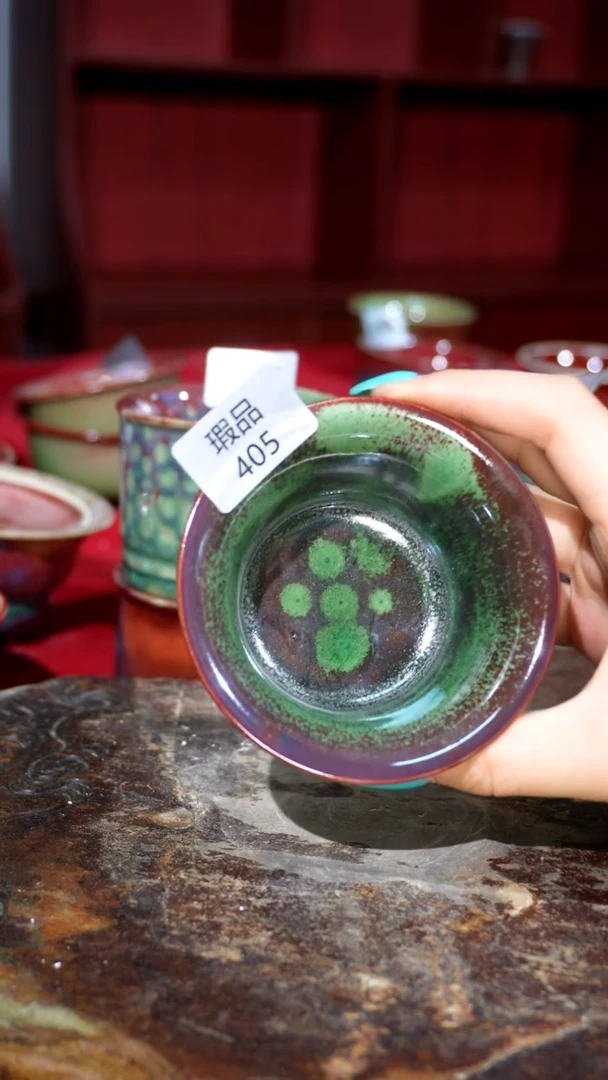 摆件精品窑变钧瓷茶器