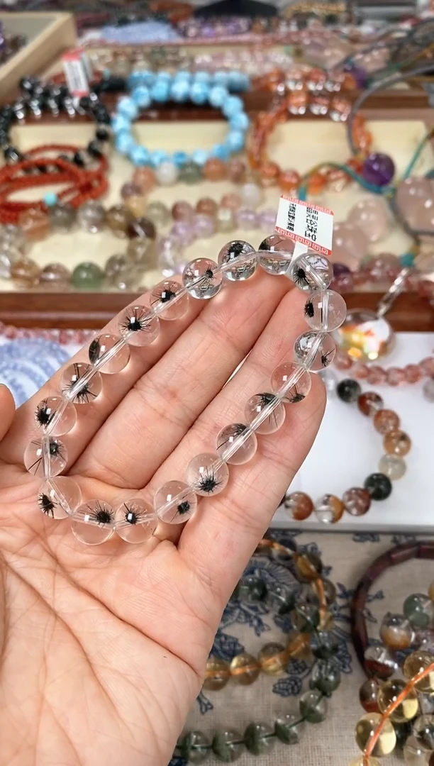 水晶手链未镶嵌月*露海胆花