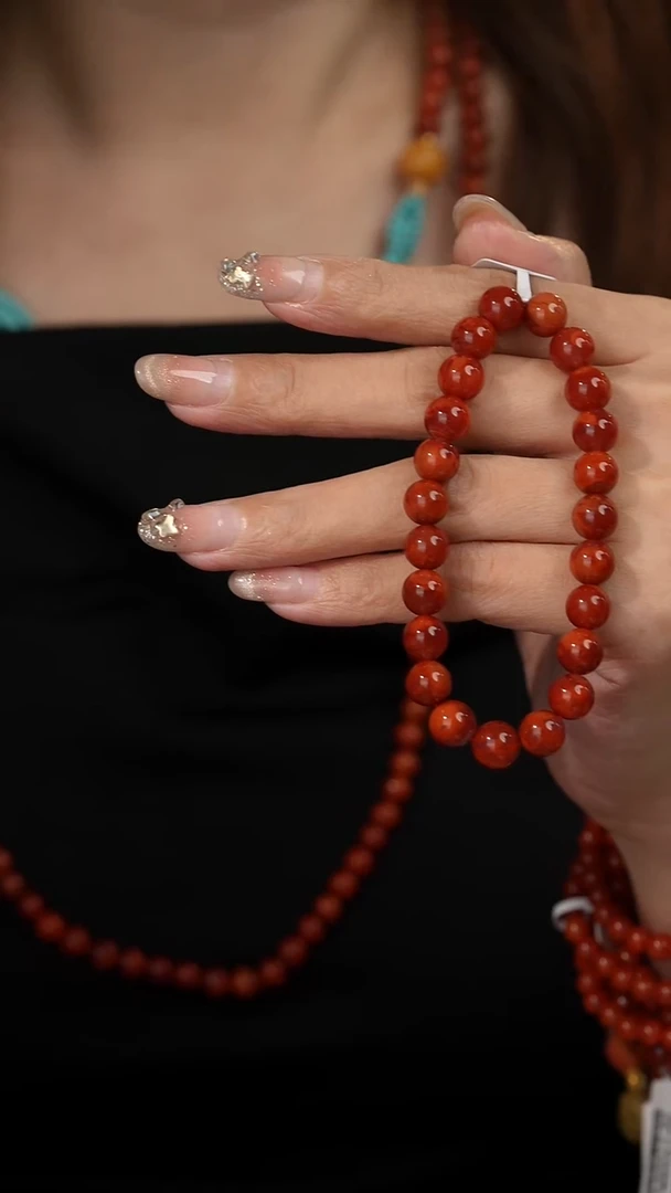 南红玛瑙单圈未镶嵌D89（多样性发一件）