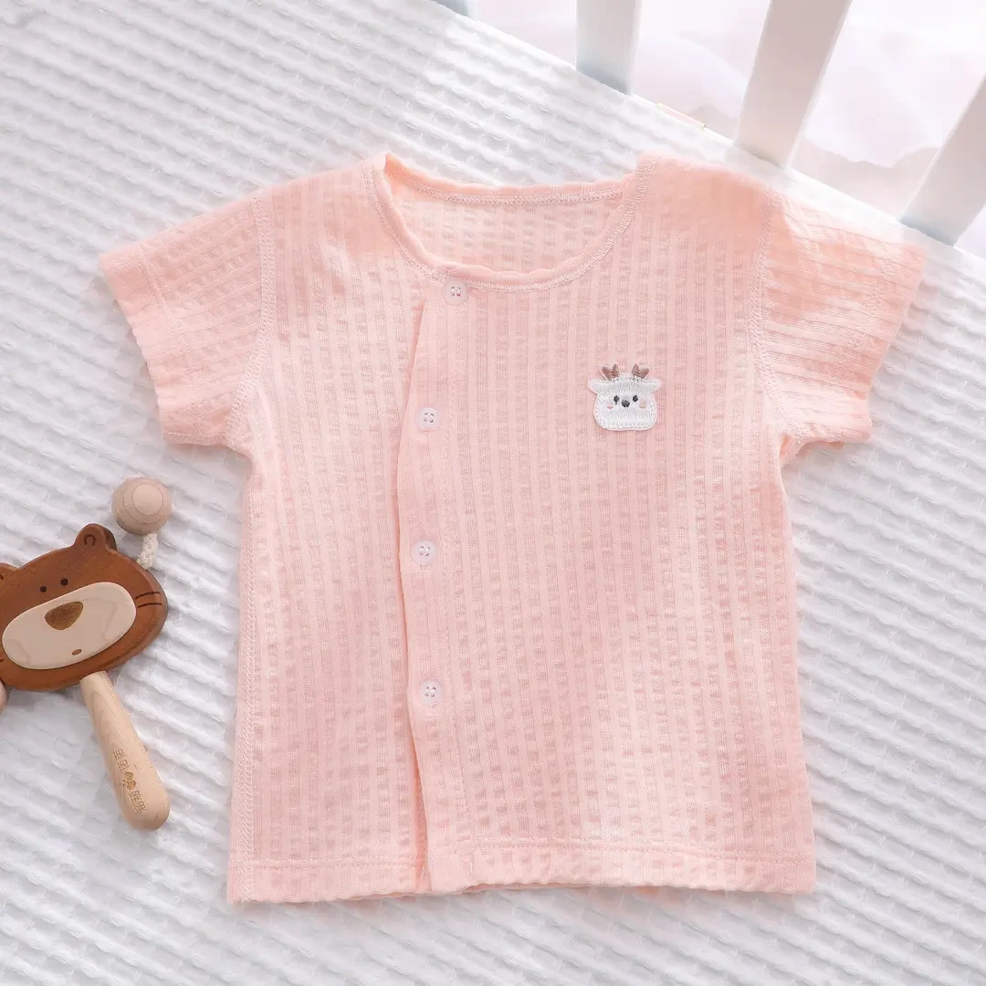 儿童短袖上衣夏季薄款开衫女童夏天婴幼儿衣服小男孩夏装宝宝T恤