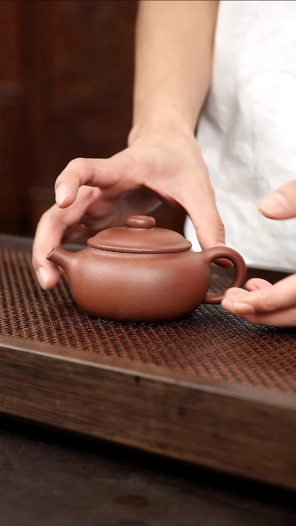 茶壶紫砂1-1圈纽