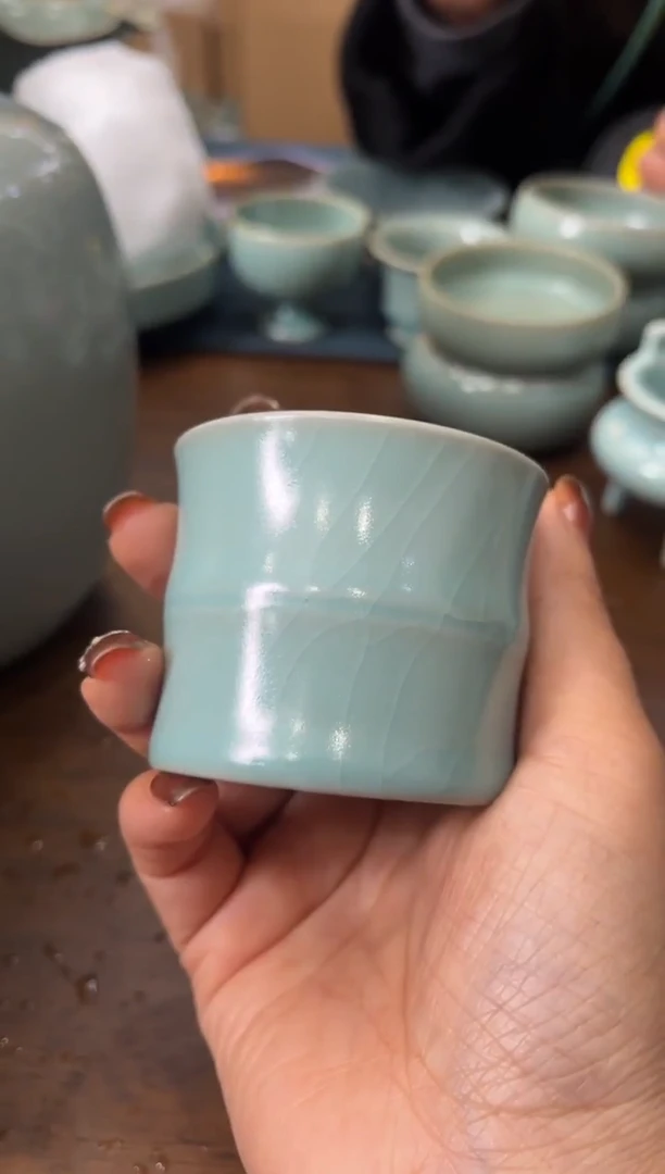 瓷片原产地原矿釉汝瓷