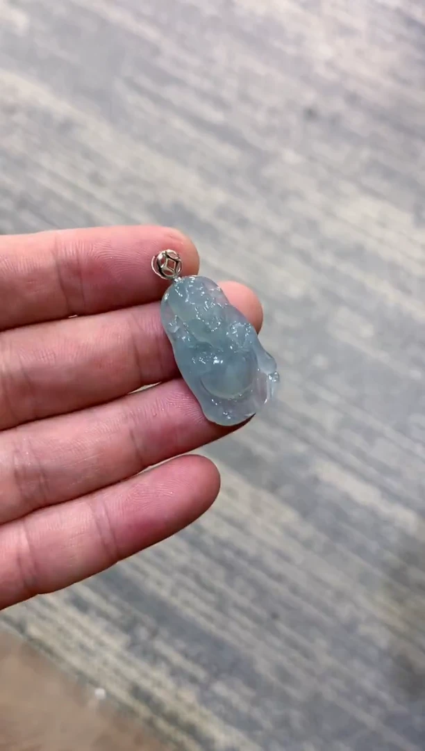 颈饰未镶嵌翡翠天然A货翡翠