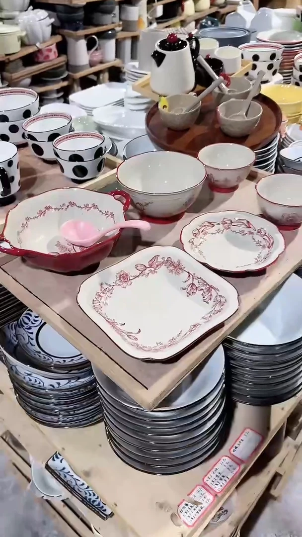 陶瓷铃兰7件套微瑕 凑满20元包邮