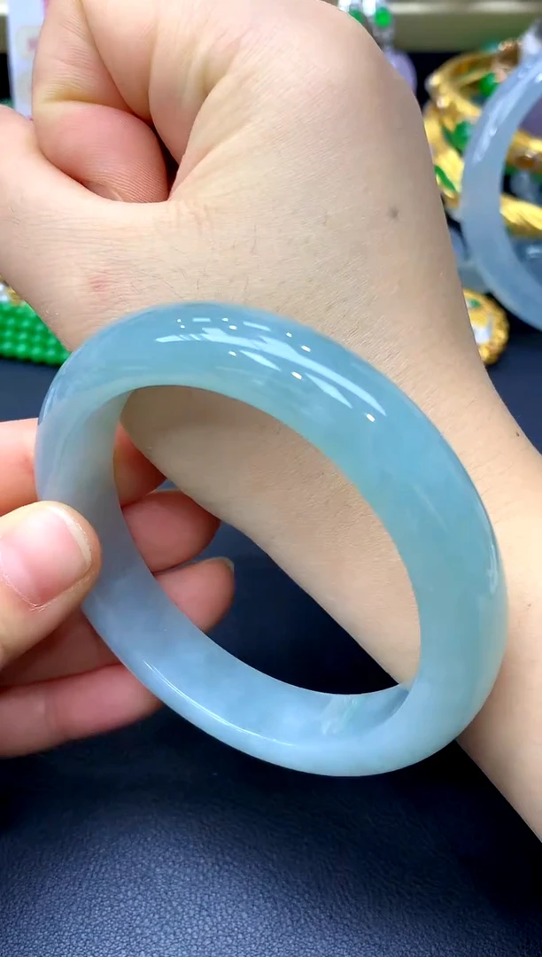 未镶嵌手镯翡翠123-中国好珍宝