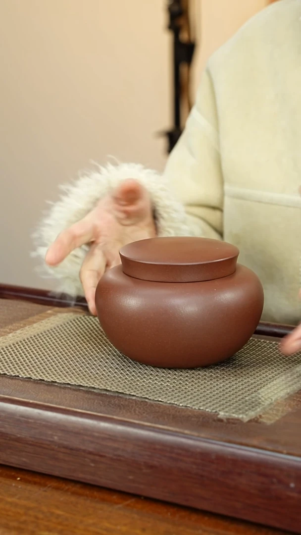 宜兴原矿紫砂茶叶罐