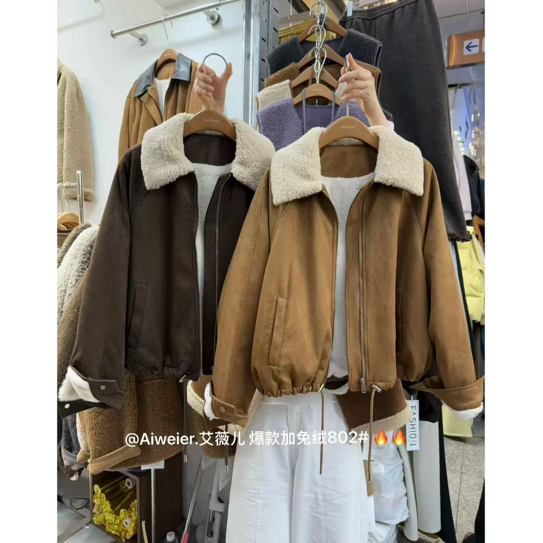 王永家~冬款百搭时尚显瘦加绒加厚外套802