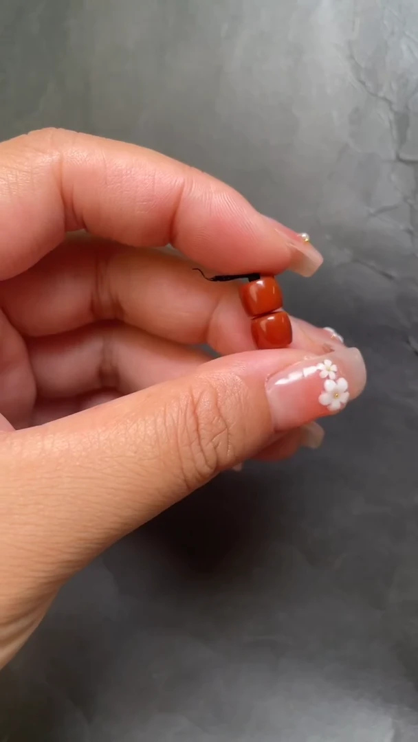 南红玛瑙42未镶嵌配饰---7*6