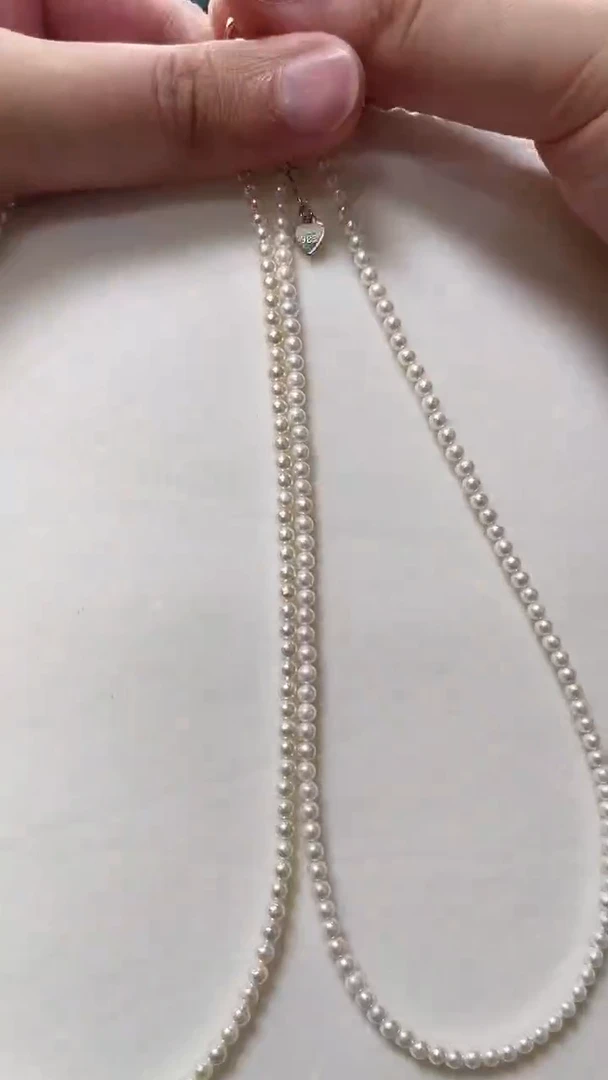 未镶嵌淡水珍珠项链718号3mm