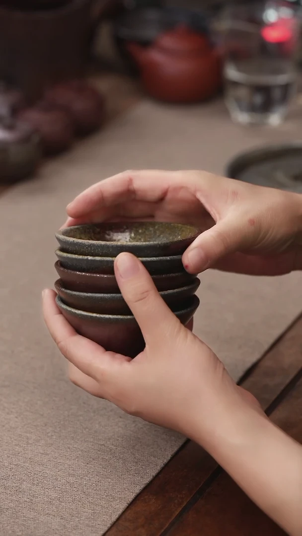 茶壶紫砂红皮龙大号斗笠杯