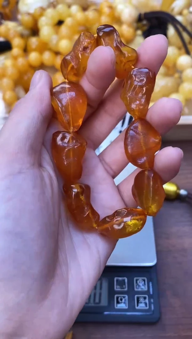 裸石琥珀未镶嵌天然琥珀蜜蜡
