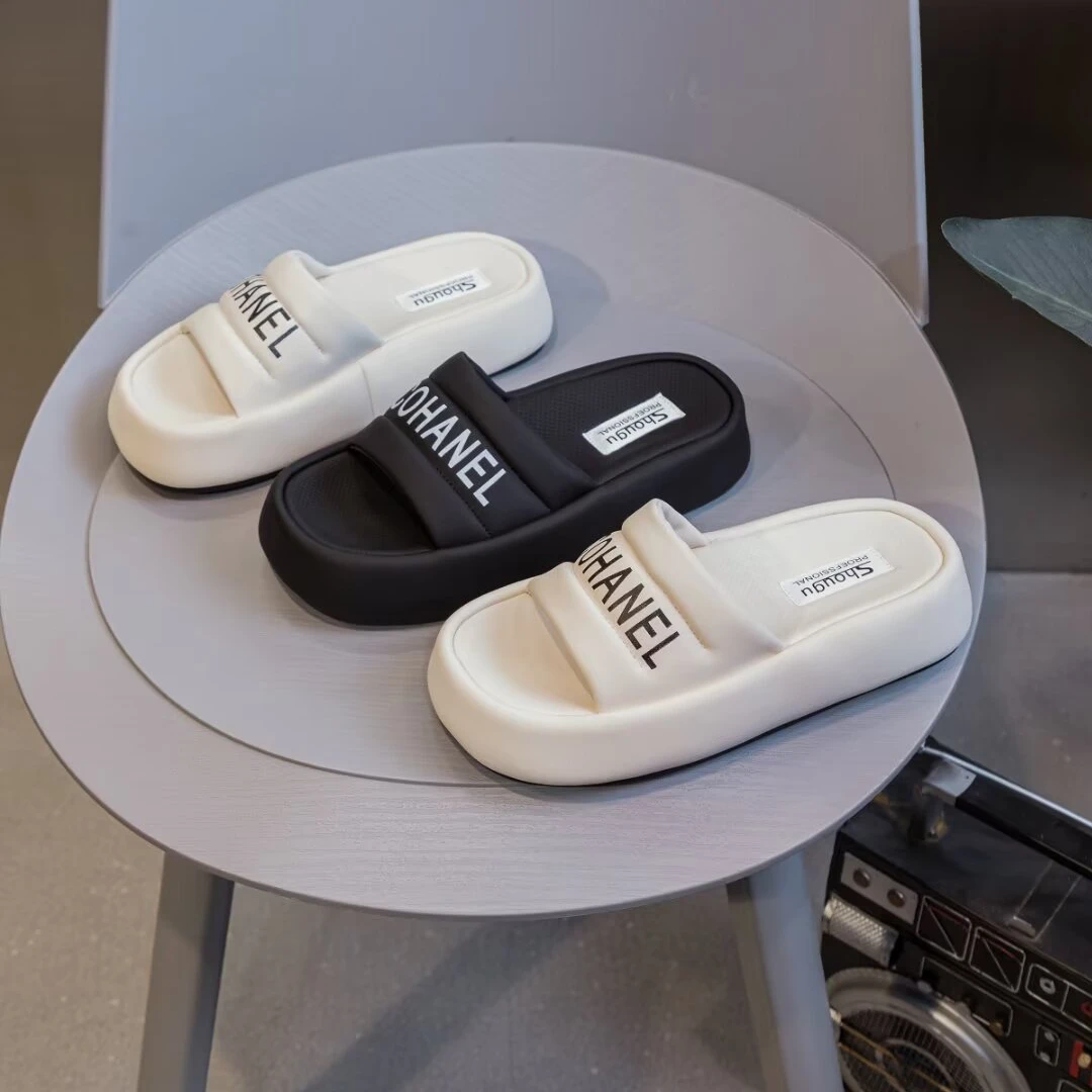 正品爆款一字拖鞋女外穿2025款网红超火百搭休闲沙滩凉鞋3699