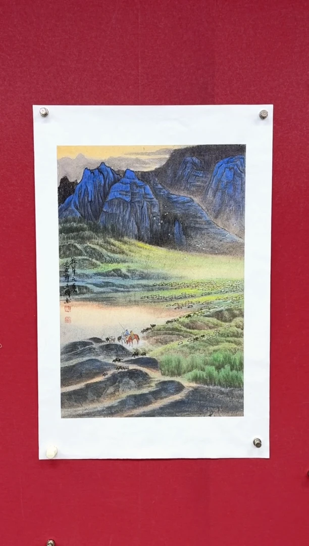 国画国画绘画山水花鸟