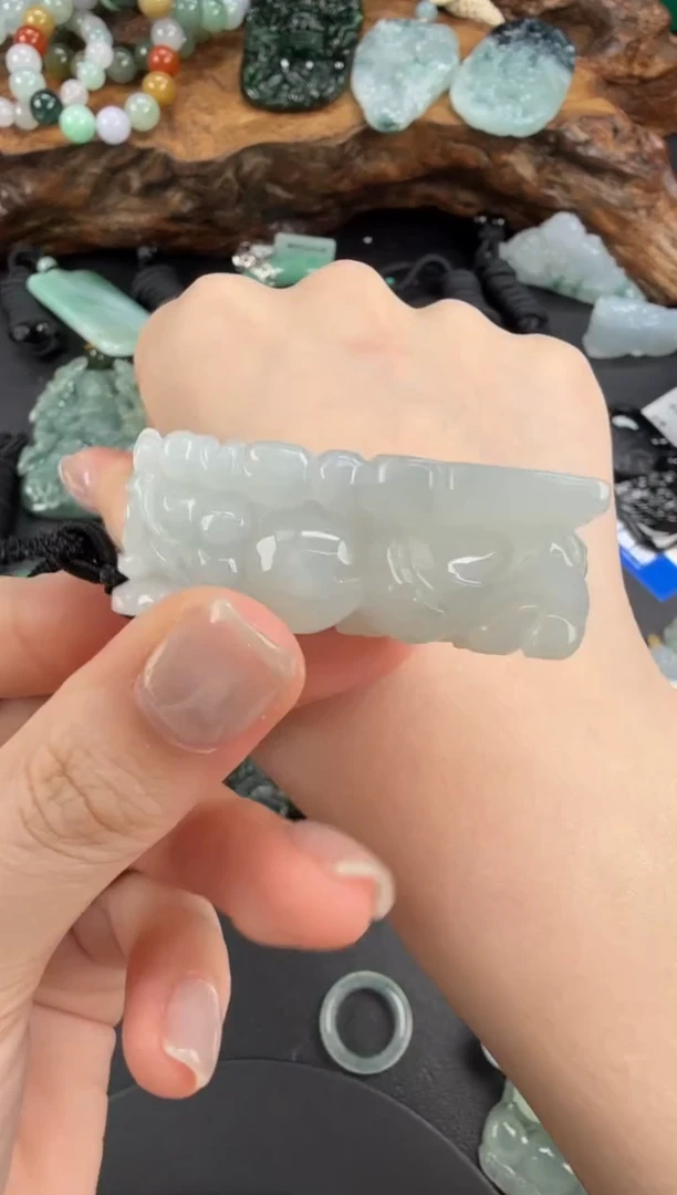 吊坠(不含链)未镶嵌翡翠翡翠饰品-153