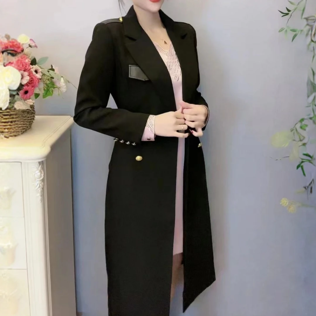双节大促—赫本风高级感气质中长款风衣15