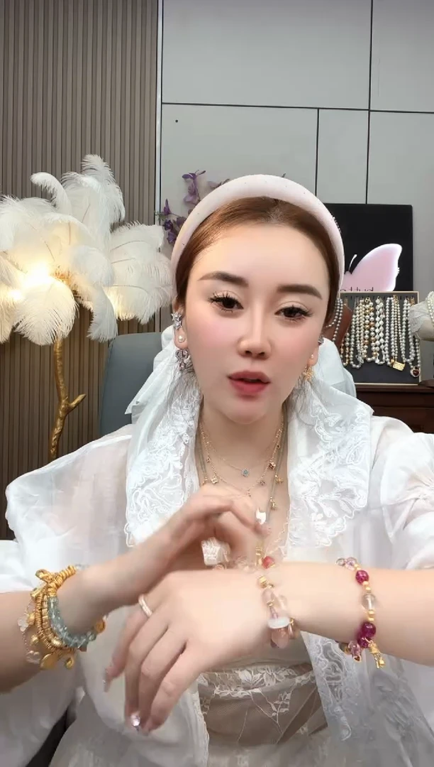 亚克力钛钢シ***财黑色大发箍