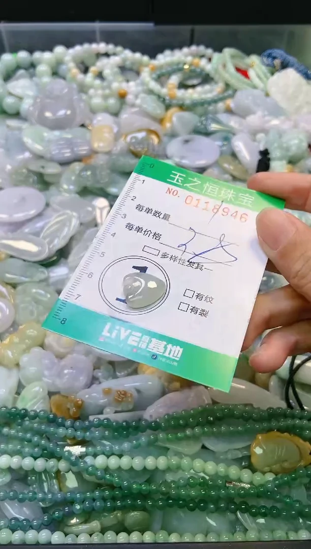 翡翠未镶嵌颈饰闪购0118946