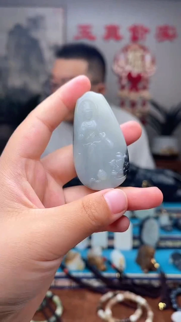 和田玉未镶嵌挂件1