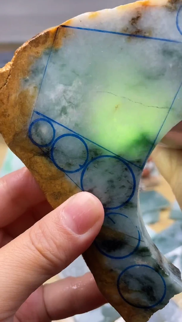 裸石翡翠缅甸翡翠A货480