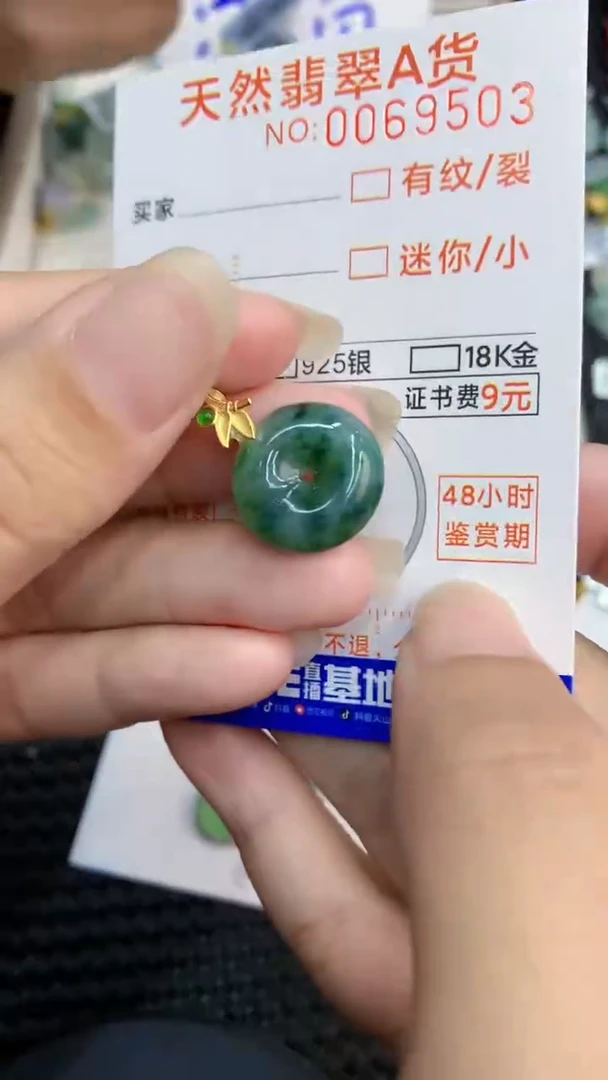 【闪购商品】翡翠颈饰银S925镶嵌            8