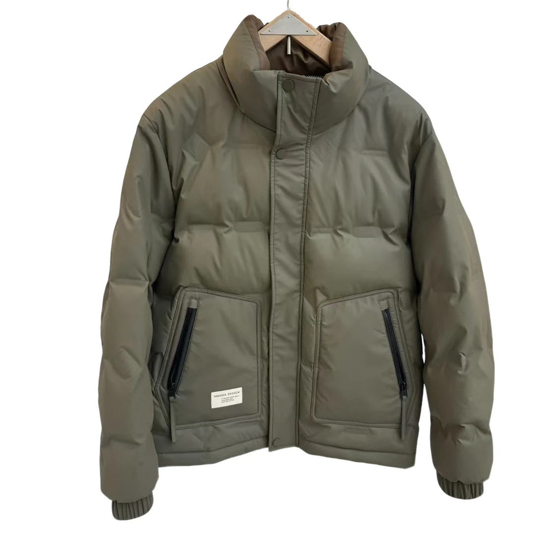 羽--冬季加厚保暖立领款外套7008短款潮流