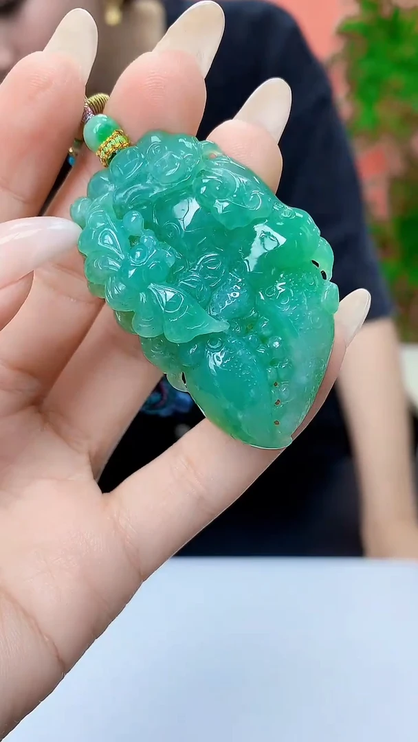 未镶嵌定制翡翠4829ty-毛货挂件17