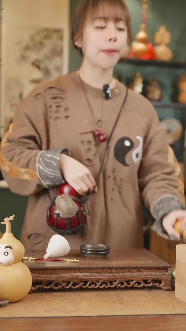 【闪购商品】201号精品天然大漆工艺防渗内胆酒葫芦~