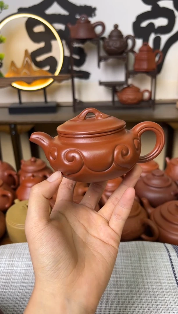 茶壶朱泥?**️仿古如意壶200CC-钟圆圆