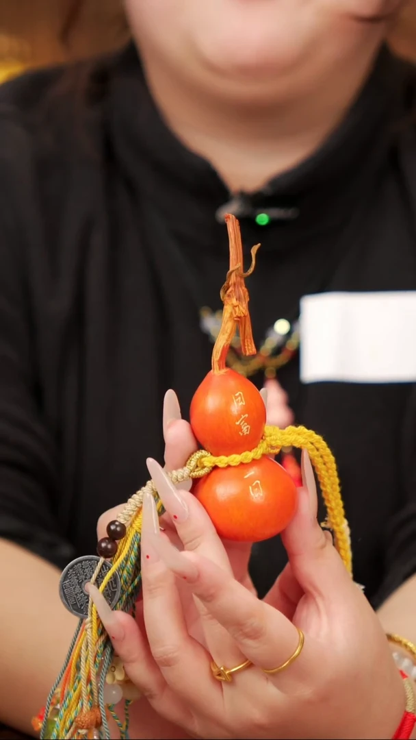 【闪购商品】116灵宝阁漆艺小葫芦车挂59.9